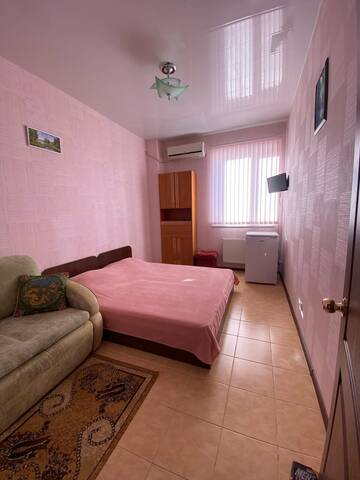 Семейный номер с душем в Гостинице Фортуна